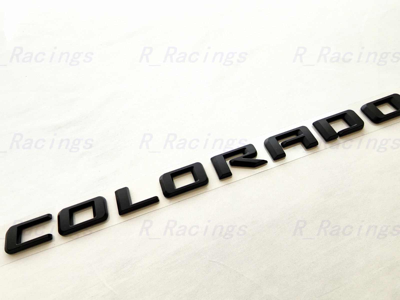 3PCS Matte black Side Door Rear Tailgate Colorado Letter Emblem 2021-2022 Colora