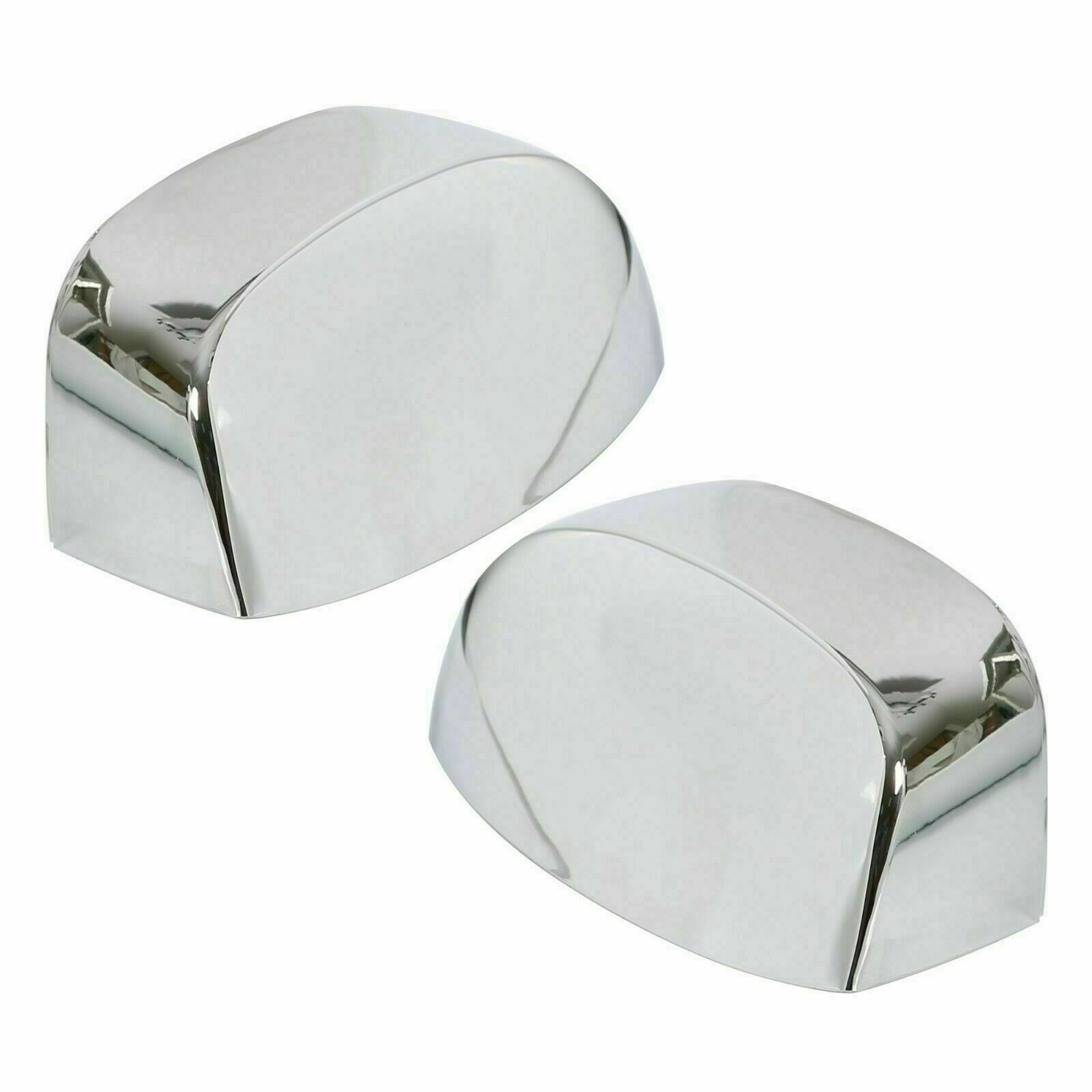 For 2007-2014 Chevy Silverado / GMC Sierra CHROME Top Mirrors Covers Replacement