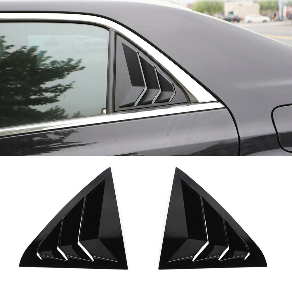 Matte Black Side Window Louvers Air Vent Shades Cover Trim For 11+ Chrysler 300