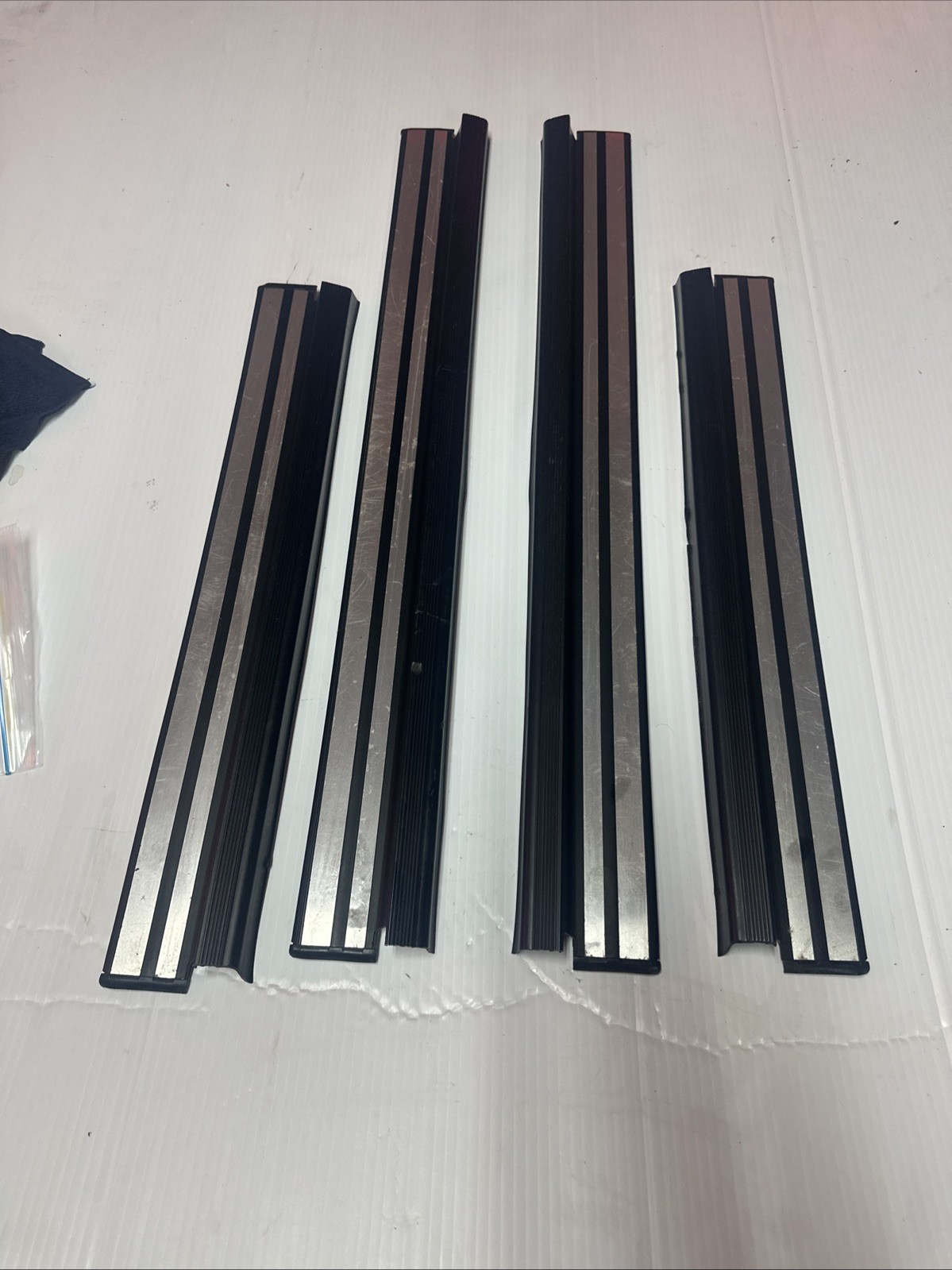 Door Sill Cover Plate Set 4 pcs For Mercedes S124 Wagon 85-96
