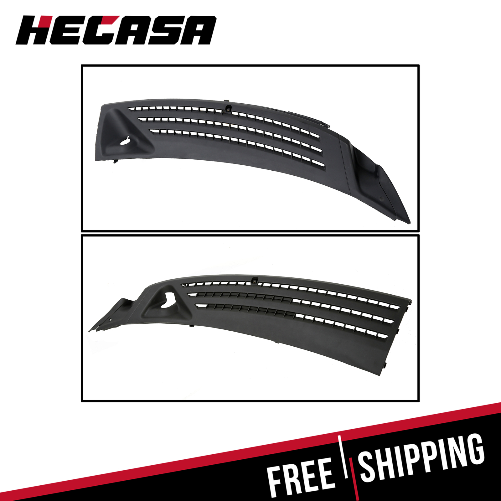 For 06-08 LINCOLN MARK LT Outer Windshield Window Wiper Cowl Cover Panels Pair