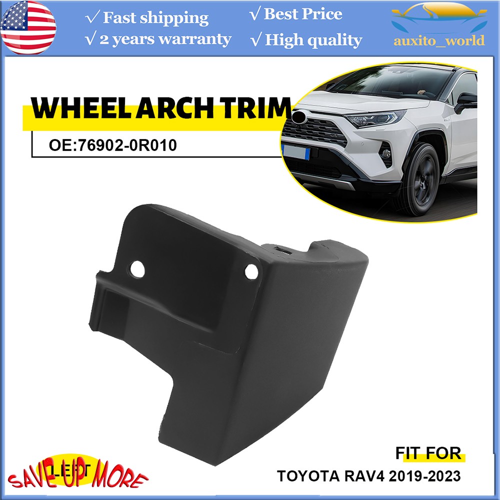 769020R010 Front Left Driver Side Lower Wheel Arch Trim Fits 2019-2023 RAV4 W