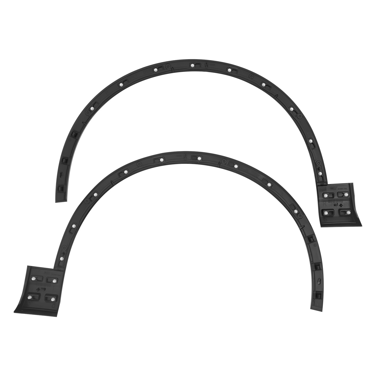 For 2017-2019 Audi Q7 Front Left+Right Side Fender Wheel Flare Molding Arch Trim