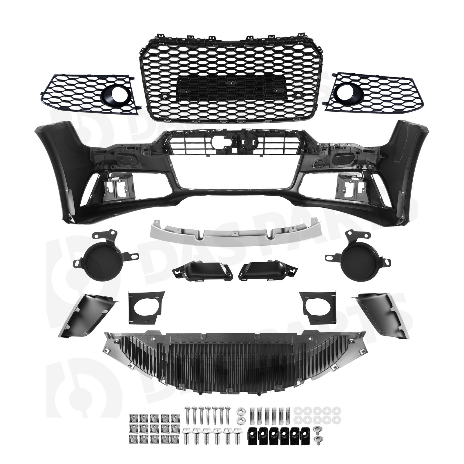 Front Bumper Body Kit Fits 2016-2018 Audi A7 S7 Standard To RS7 Renn Sport Style