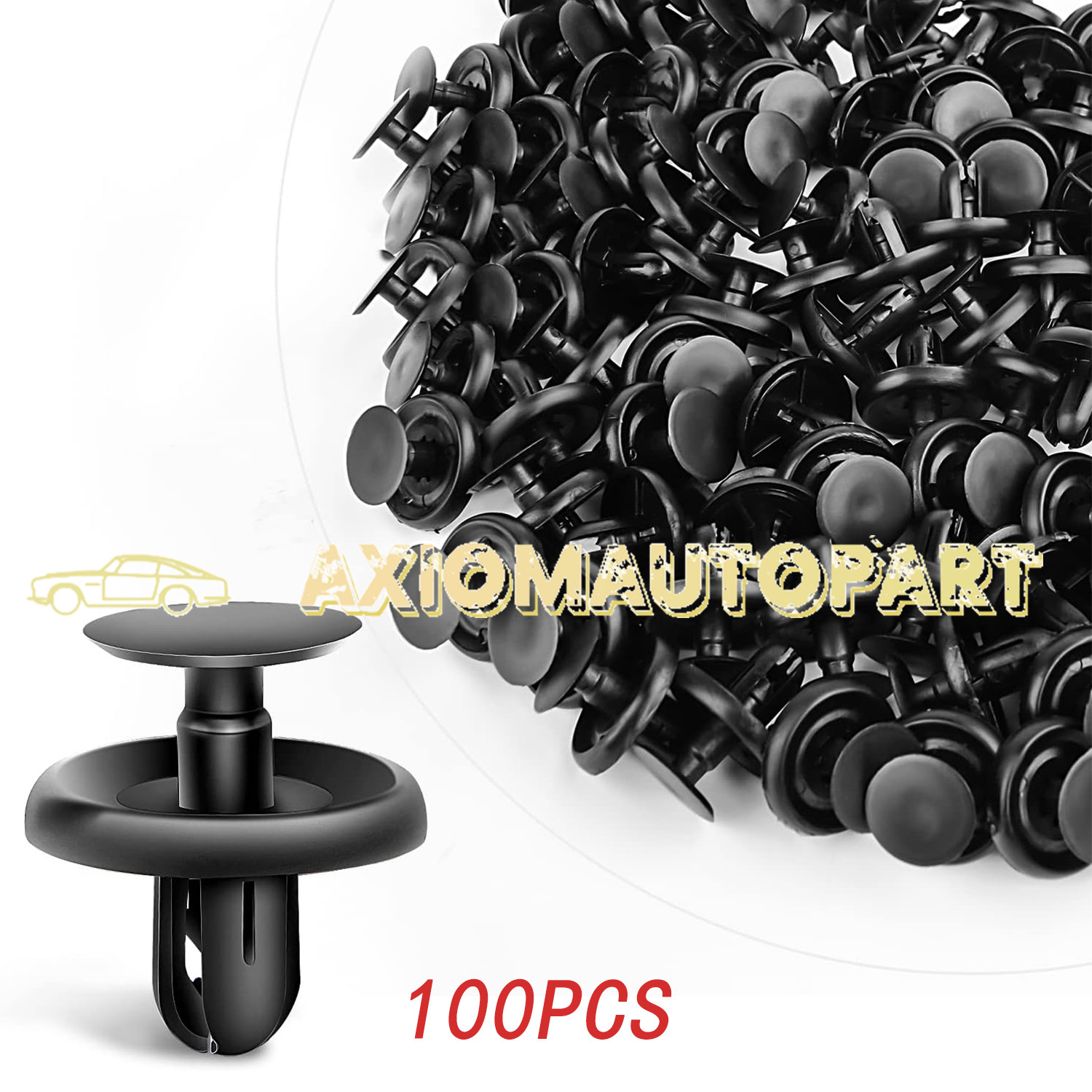 100pcs Engine Cover Grille Bumper Retainer Clips for Toyota/Lexus 90467-07201