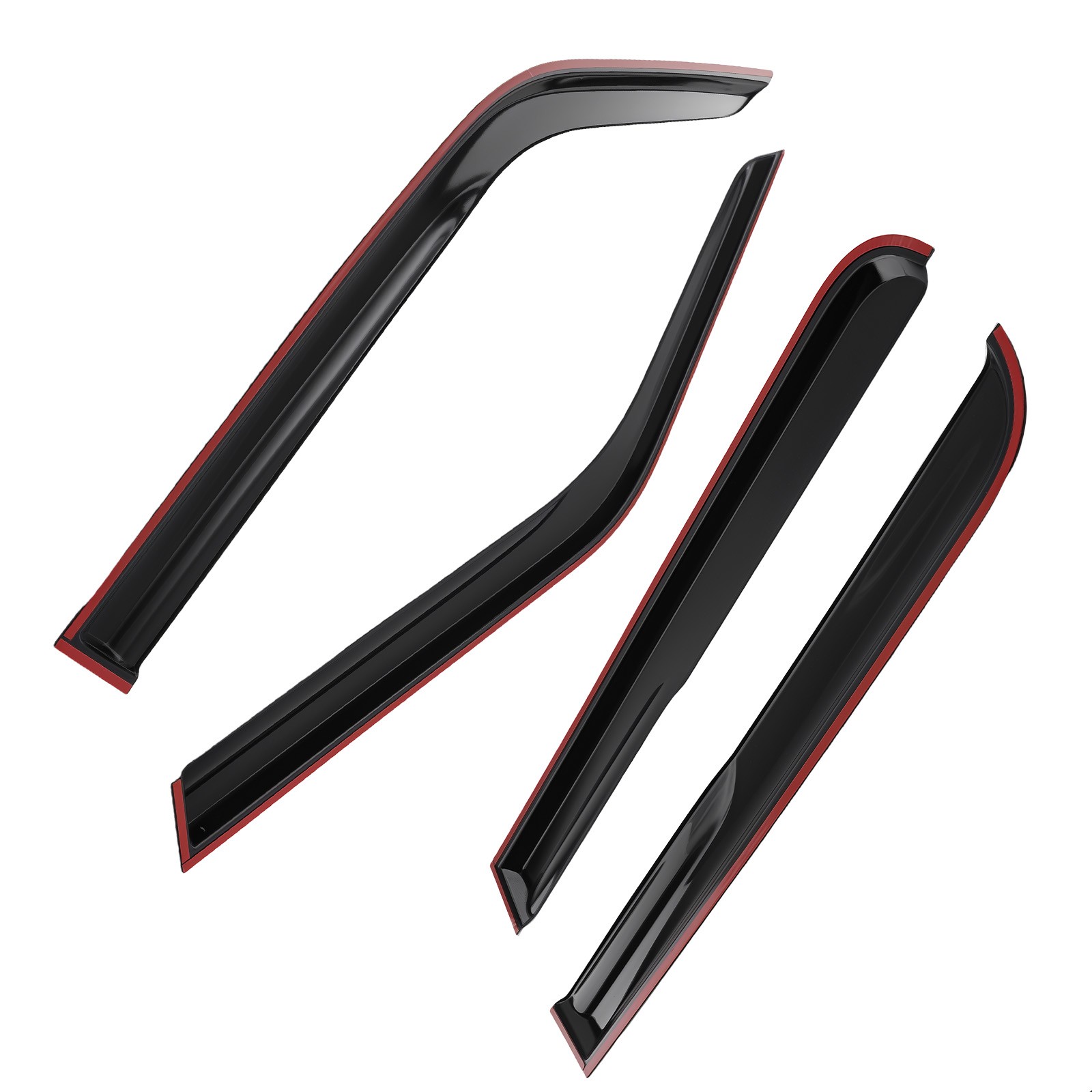 Rain Guards Window Visor Deflectors for Jeep Patriot 2007-2018 4Pcs 2.5mm