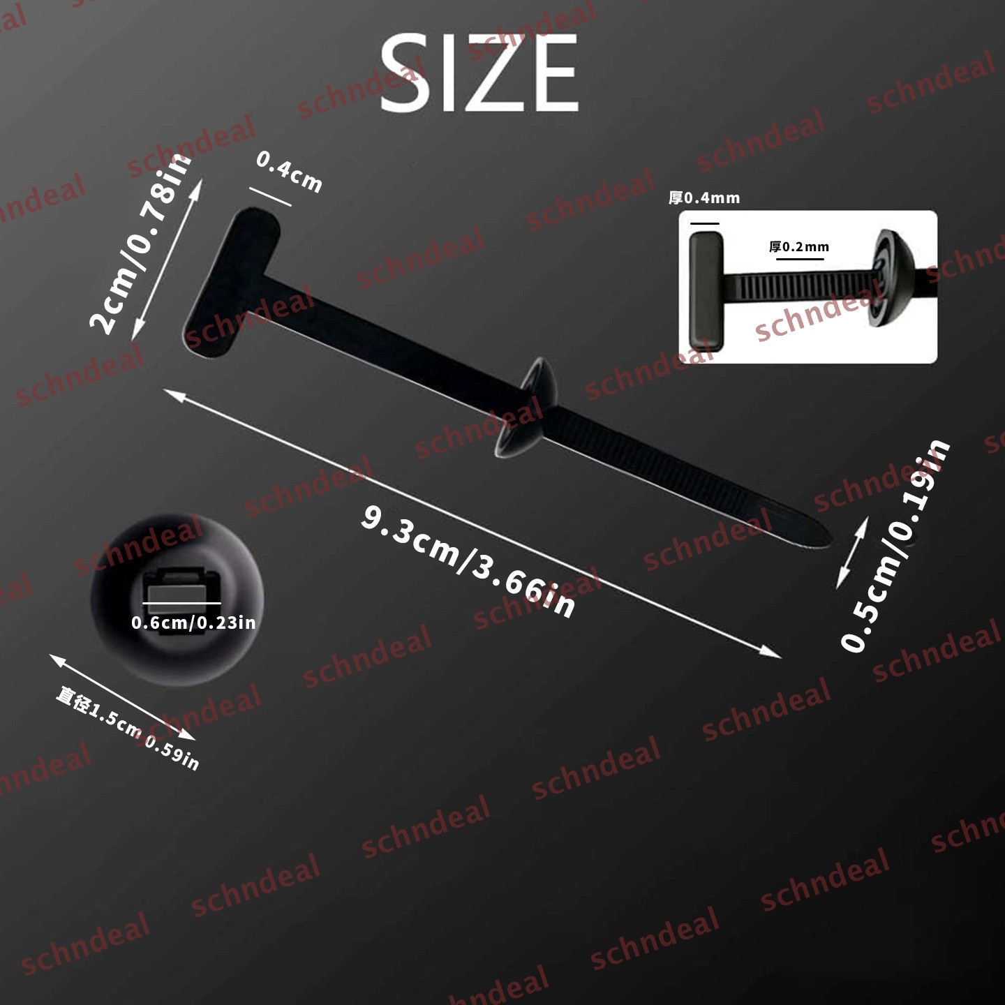 Nylon Self-Locking Cable Tie Kit Heavy Duty Buckle Holder Wires Cables Repairs