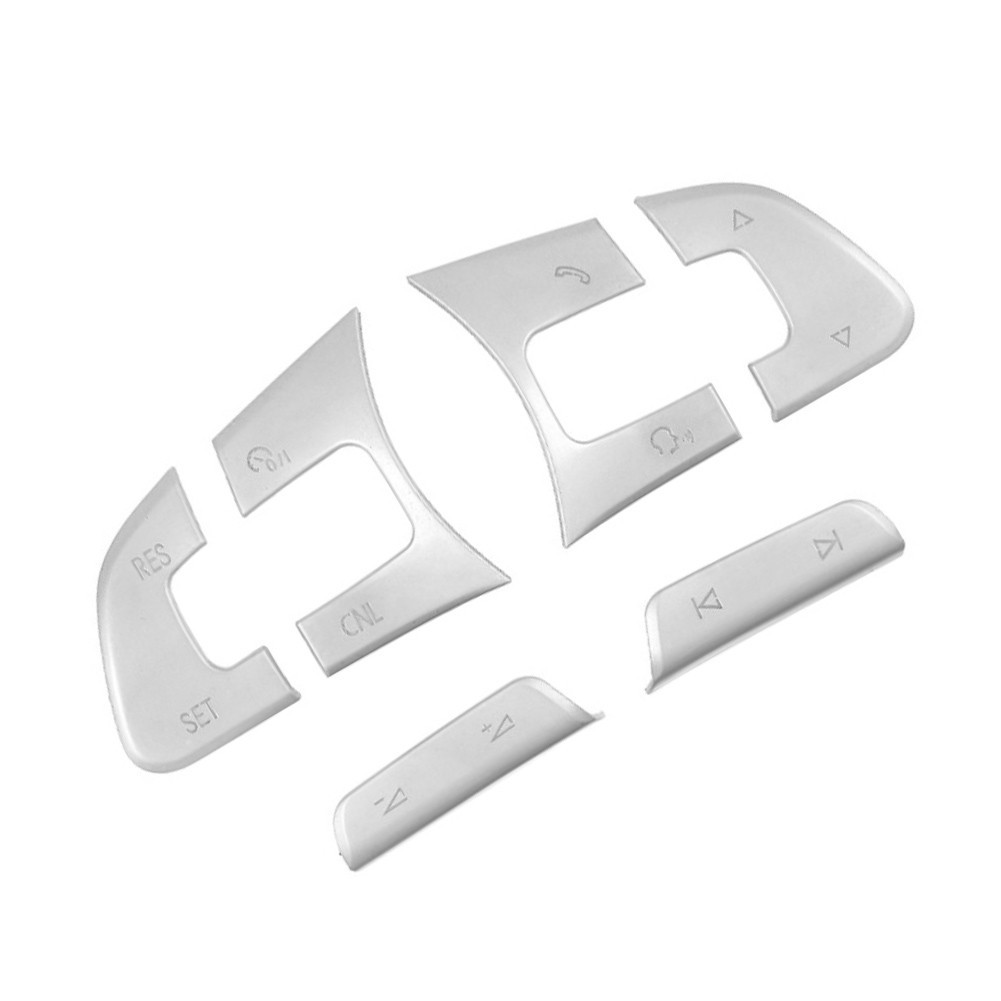Steering Wheel Button Decoration 6pc for Passat B7 B8 For JETTA Left Hand Drive