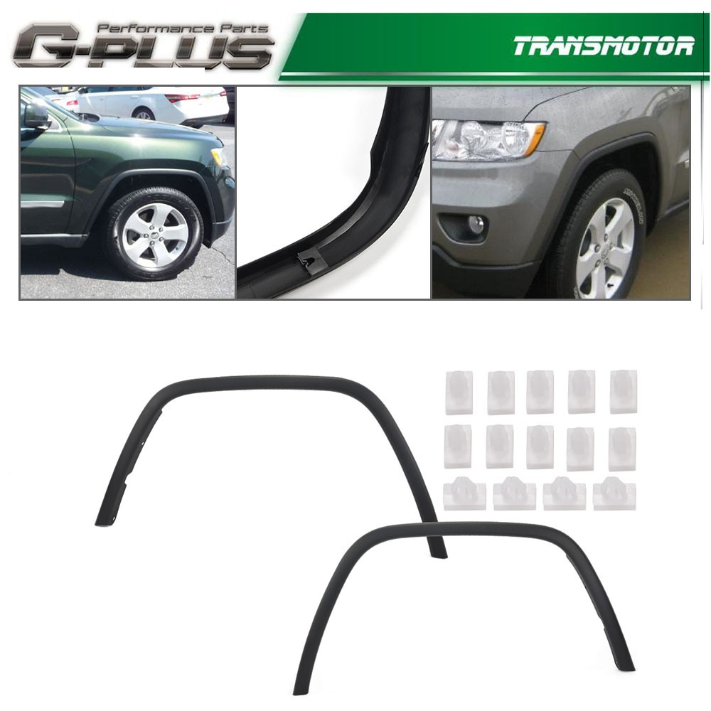 Front Pair or Left or Right Fender Flares Fit For Jeep Grand Cherokee 2011-2017