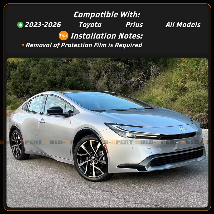 For 2023-2026 Toyota Prius XW60 JDM M Style Window Visor Rain Guards Deflector