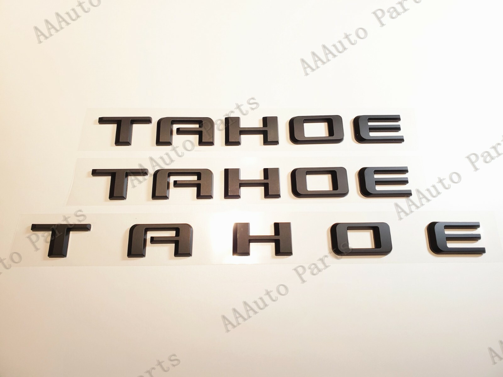 5PCS Chevrolet Tahoe Matte Black Door Rear Tailgate Tahoe Fender Z71 Emblems