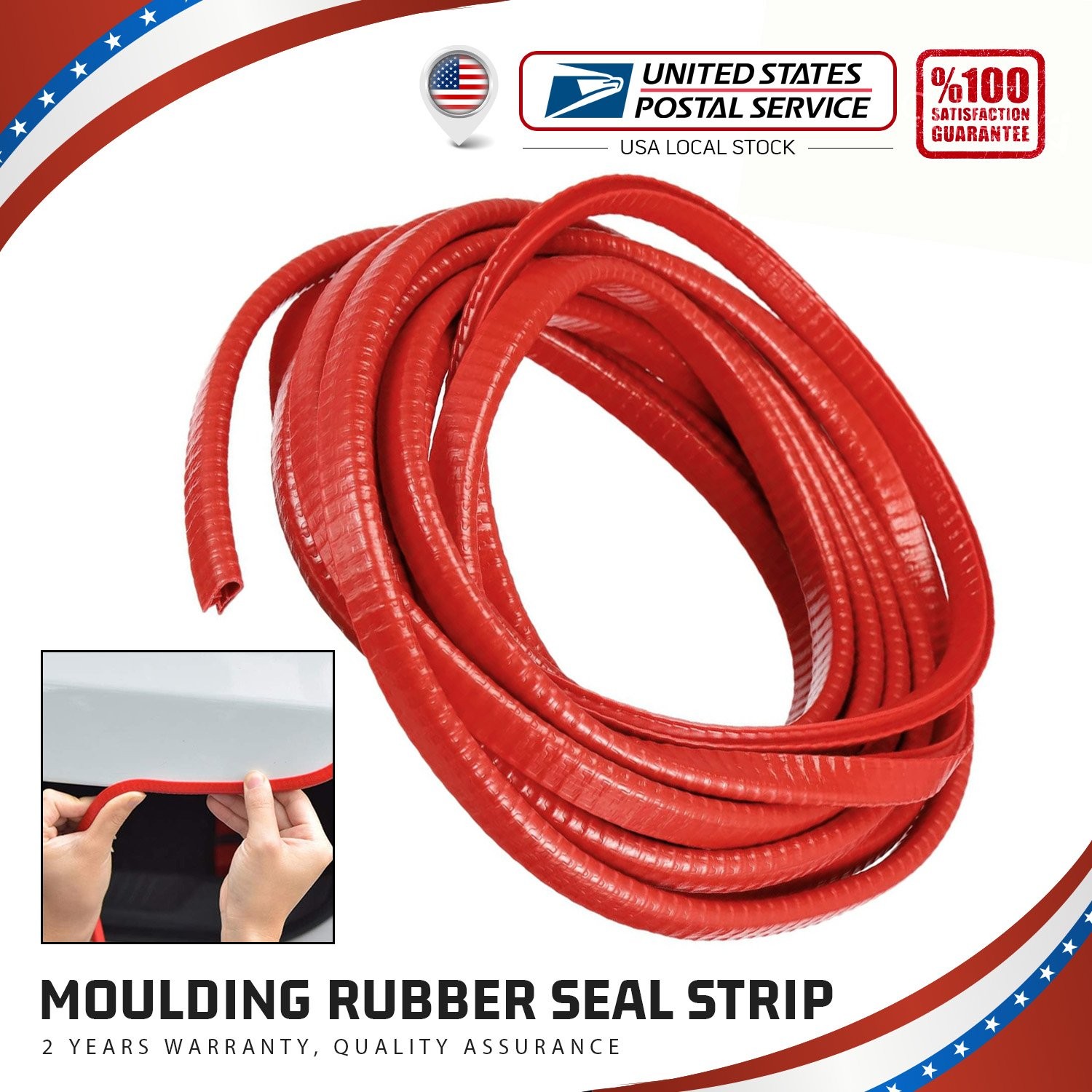 20ft U Shape Rubber Seal Car Door Edge Guard Molding Protectors Strip Scratch US