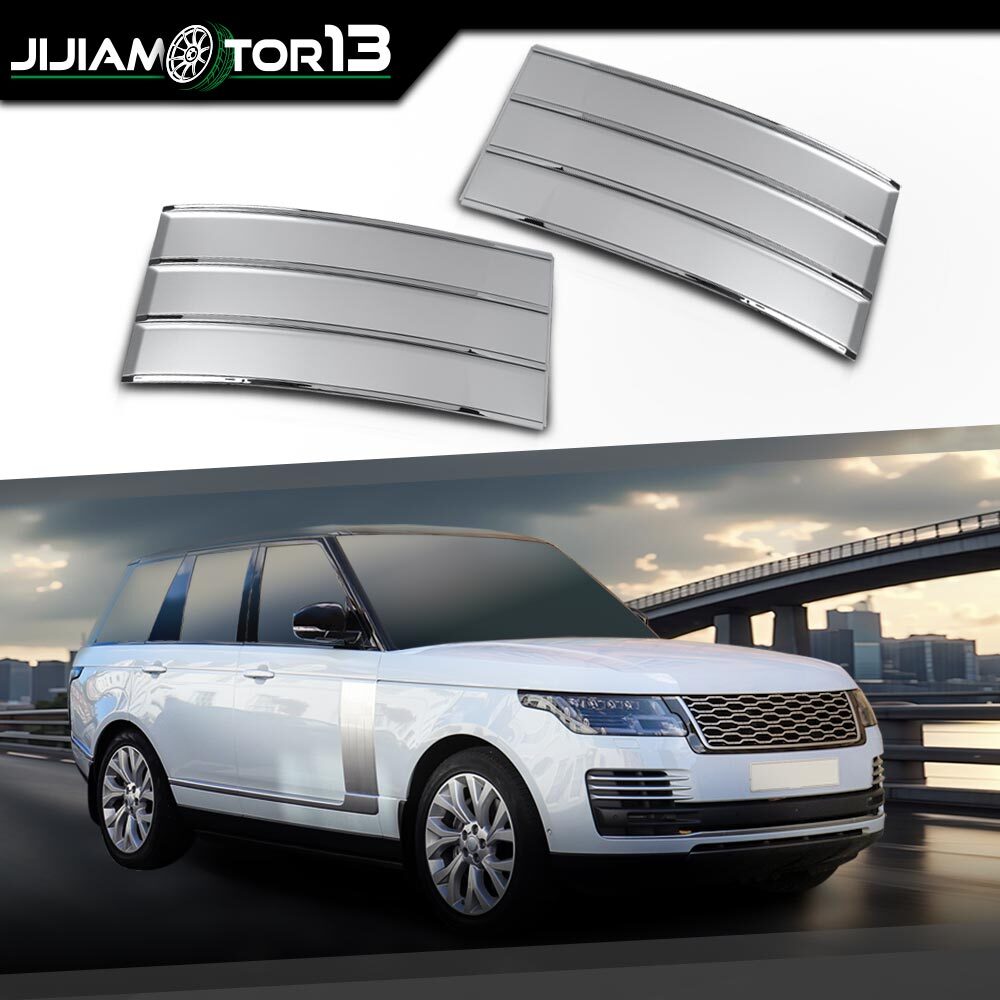Door Side Fender Vent Molding Cover Trim Fit For Range Rover L405 13-22 Silver