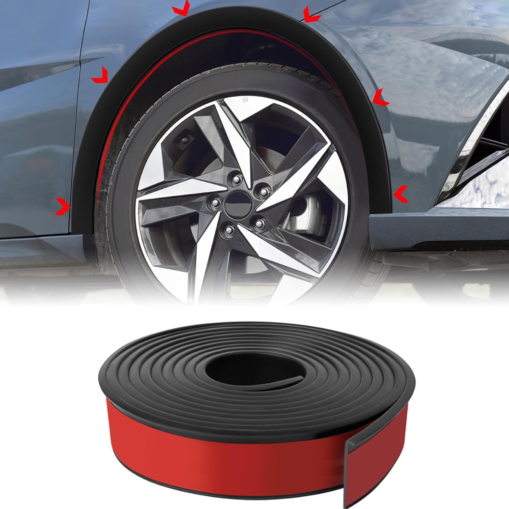 20Ft For Honda Car Wheel Arch Trim Car Wheel Eyebrow Anti-Collision Rubber Seal