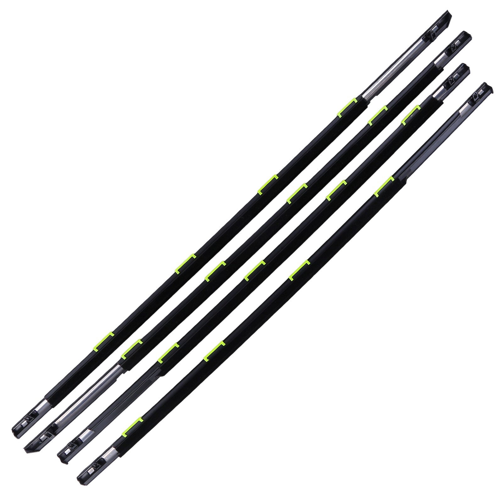 Outer Door Belt Weatherstrip Window Seal Molding Set For Honda Civic Sedan 96-00