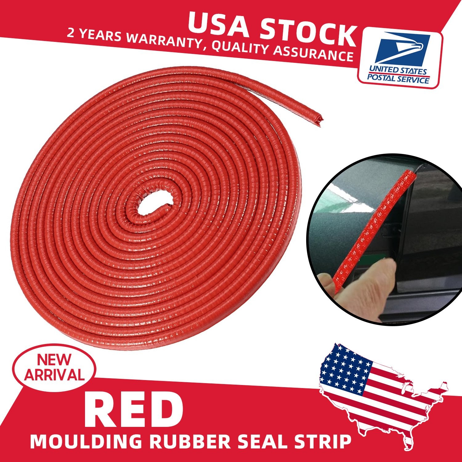 20Feet Car Door Trim Protector Strip Edge Guard Moulding Rubber Seal USA New