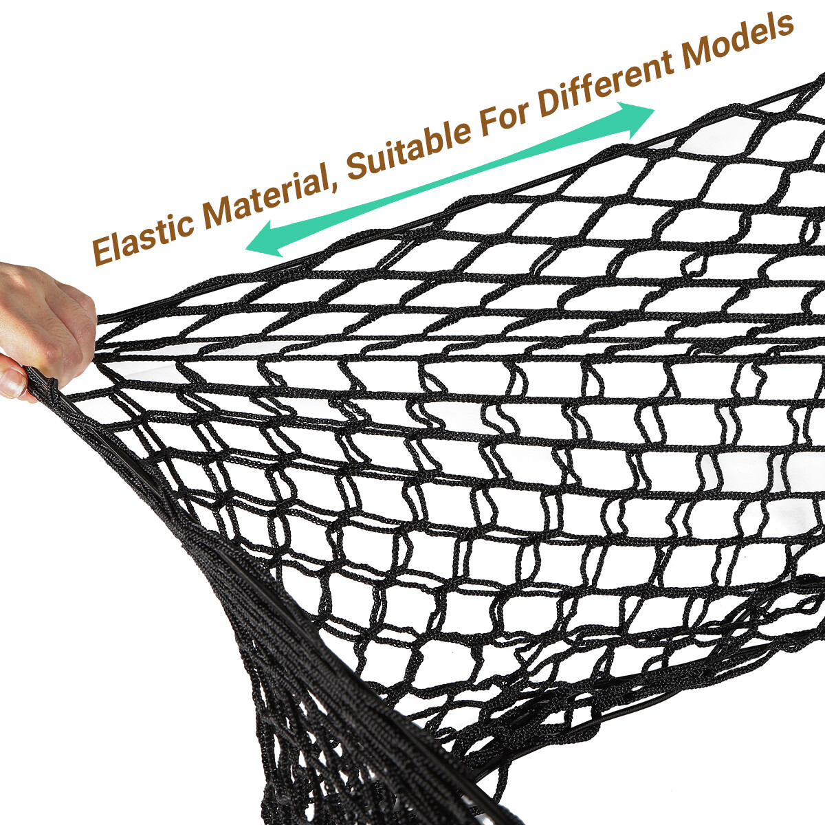 43*20 in Trunk CARGO NET Car Nylon Elastic Mesh Organizer Truck SUV 4 Hook Rear