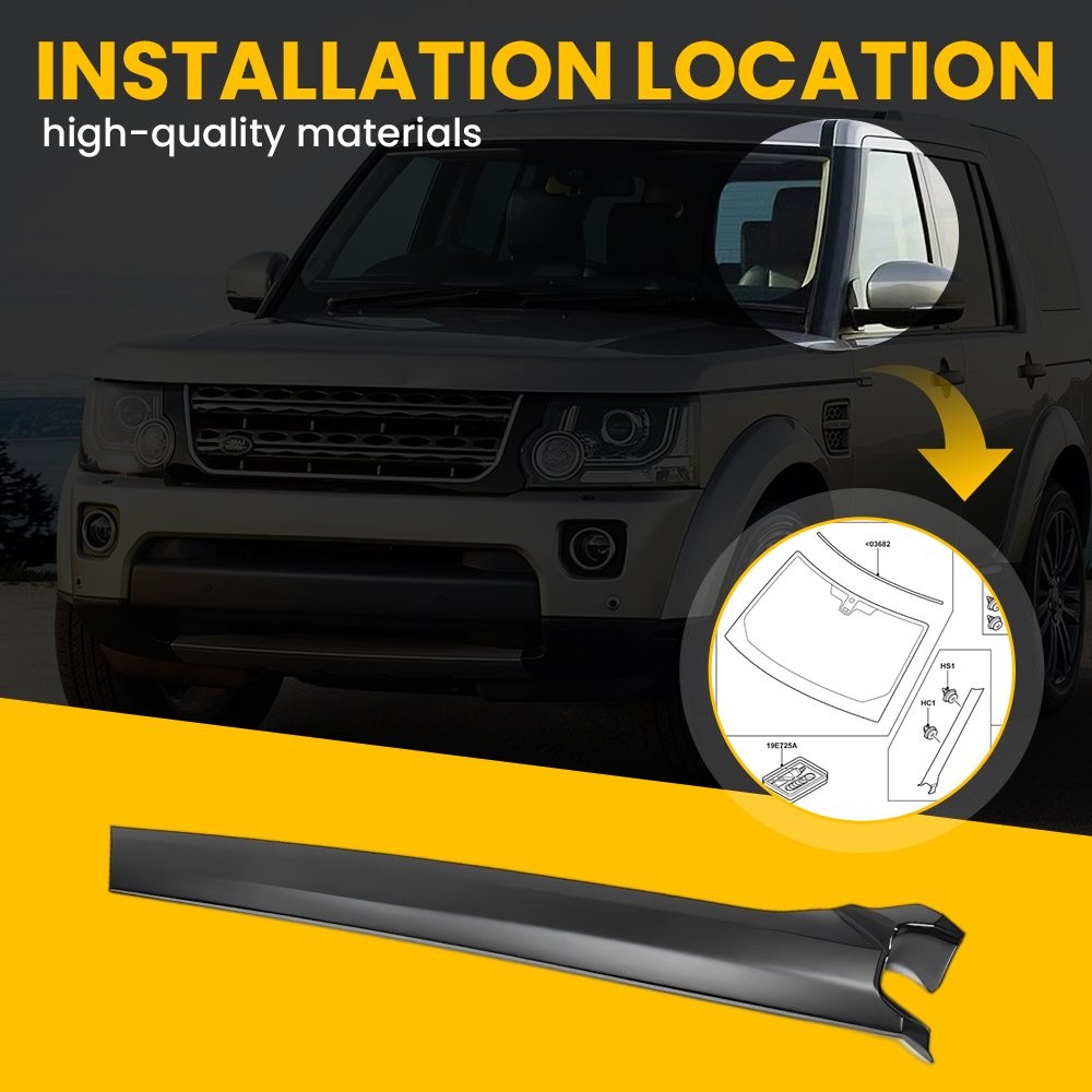 2-20x Front A Pillar Windscreen Trim Molding Panel for 2005-2009 Land Rover LR3