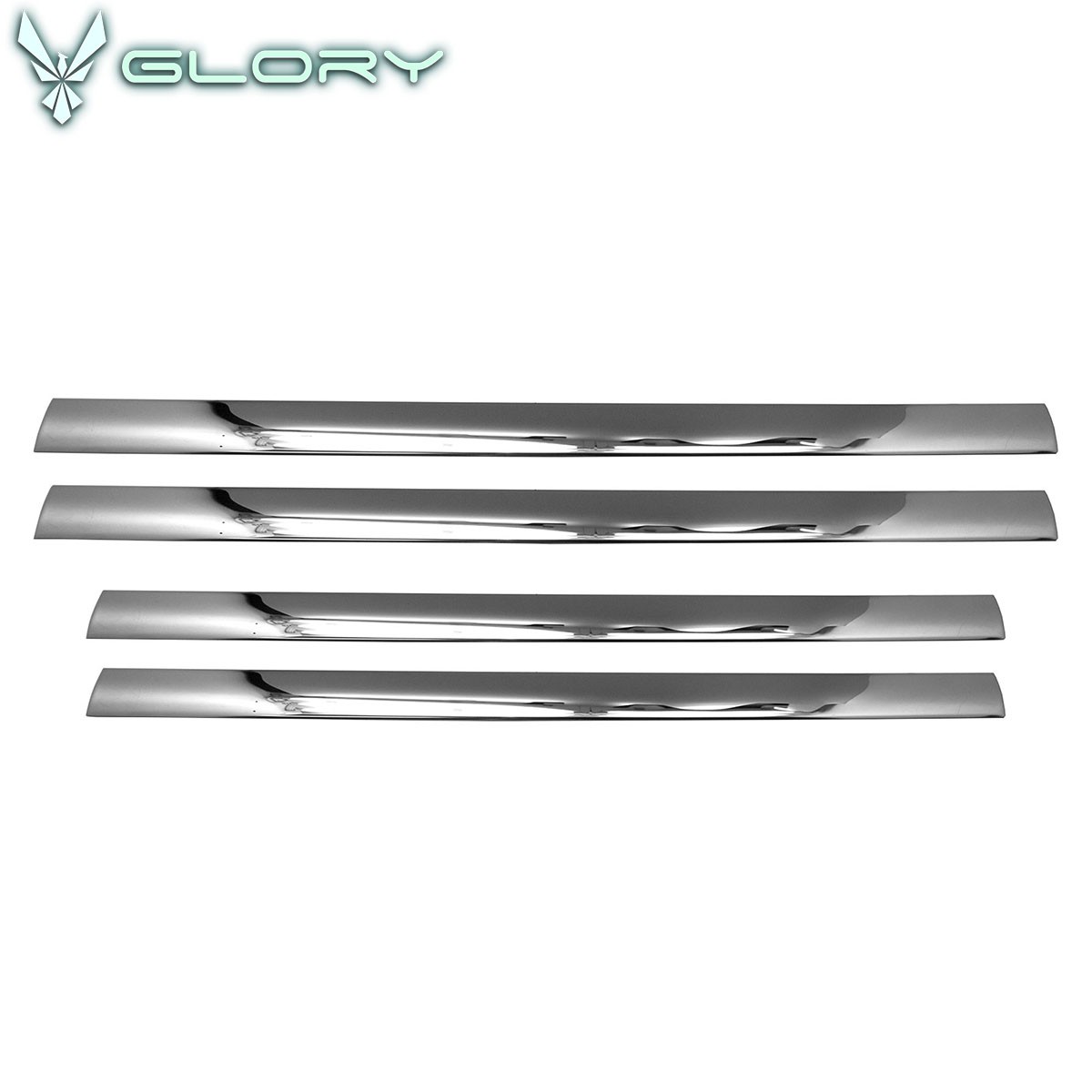Fits 97-03 Ford F-150 Super Crew Cab Door Window Molding Trim Sill Seal Belt 4PC