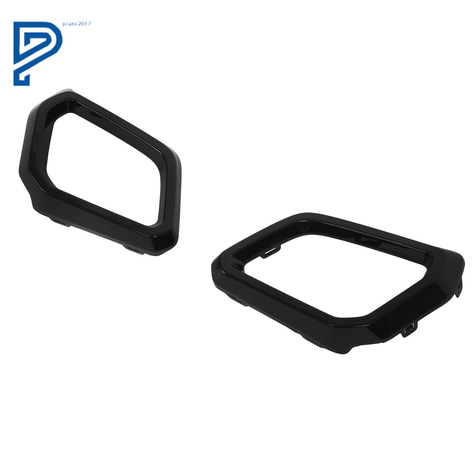 Front Left & Right Side Bumper Trim Molding Gloss Black For Honda CR-V 2023-2025