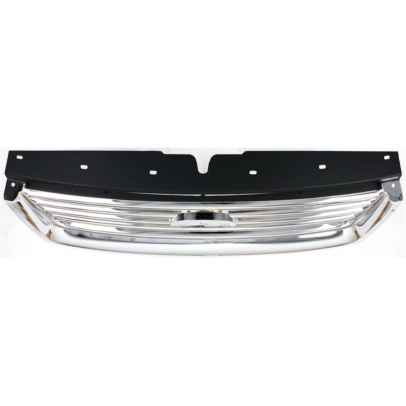 Grille For 2006-2010 Ford Explorer Chrome Shell w/ Black Insert Plastic CAPA