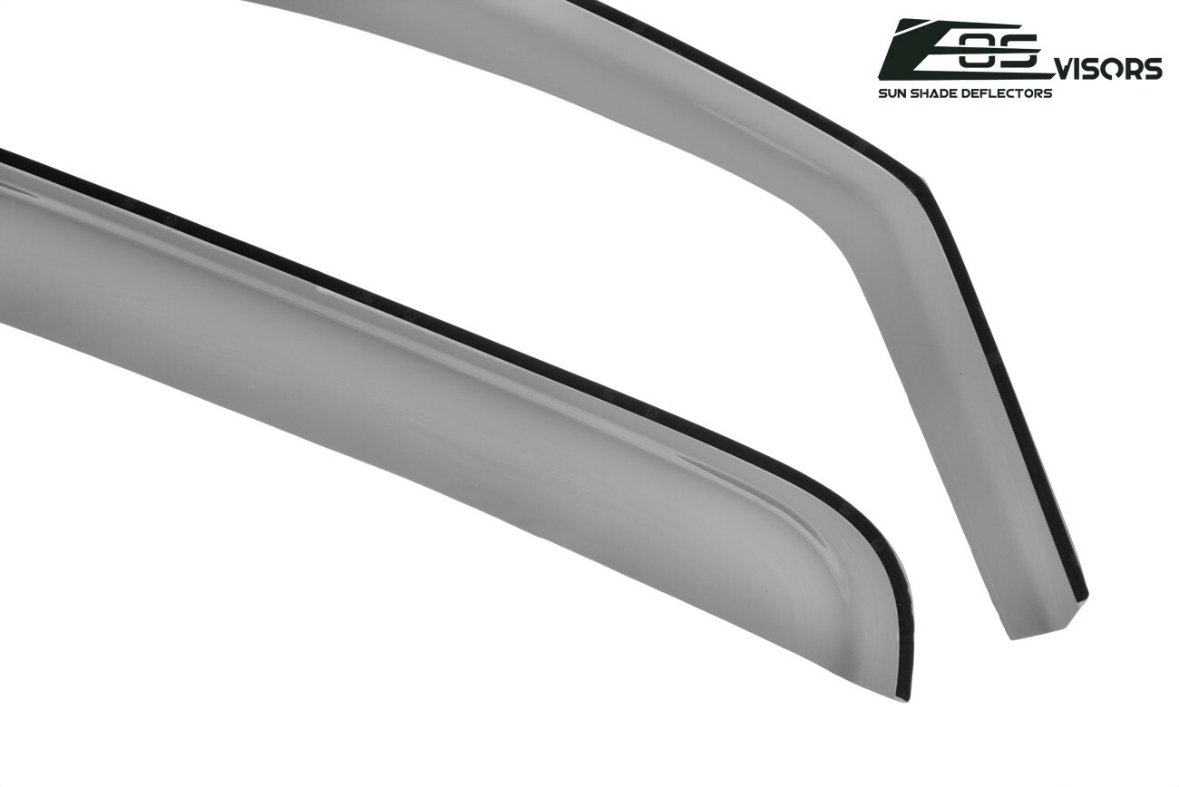 EOS Visors For 05-15 Toyota Tacoma Crew Cab IN-CHANNEL Side Window Rain Guards