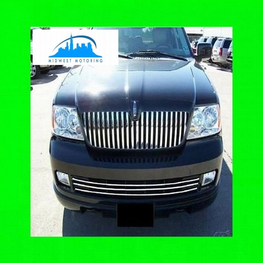 2005-2006 LINCOLN NAVIGATOR CHROME TRIM FOR LOWER GRILL GRILLE WARRANTY 05 06
