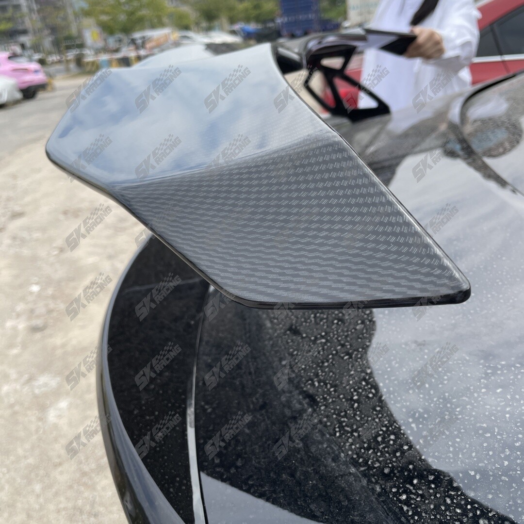 Universal Racing Car Rear Trunk Lip Spoiler Wing Gloss Black/Forged/Carbon Fiber