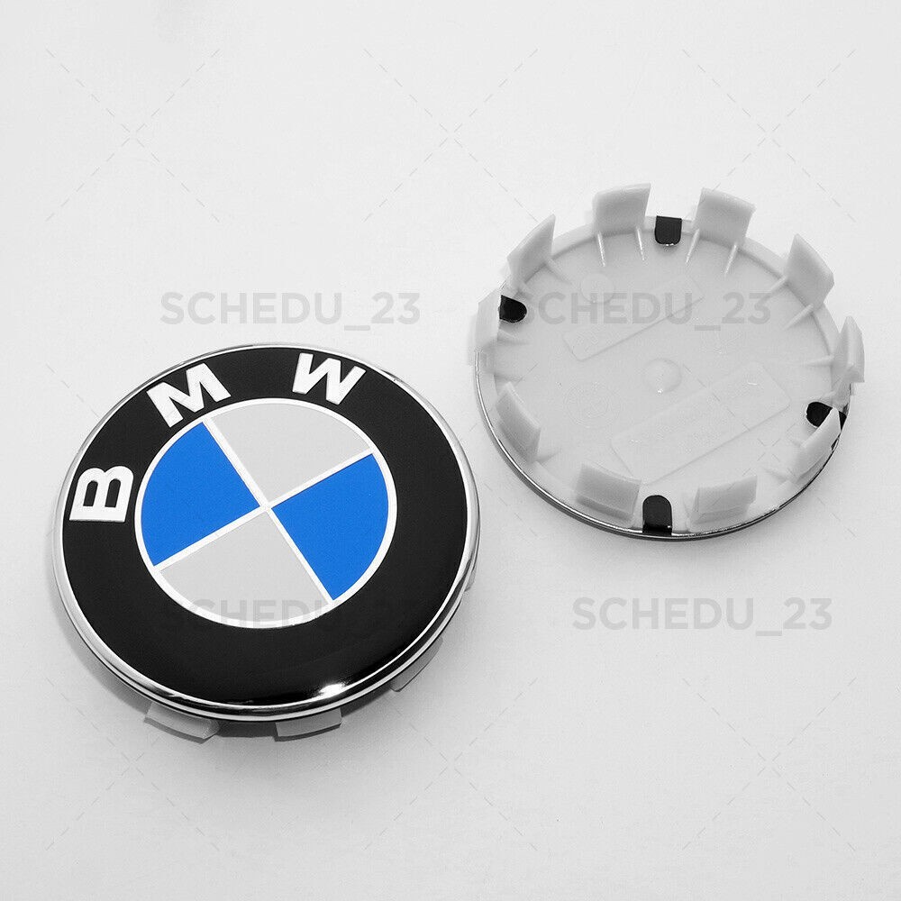 4pcs 1992-2021 Wheel Center Cap with BMW Roundel Emblem 68mm 36-13-6-783-536