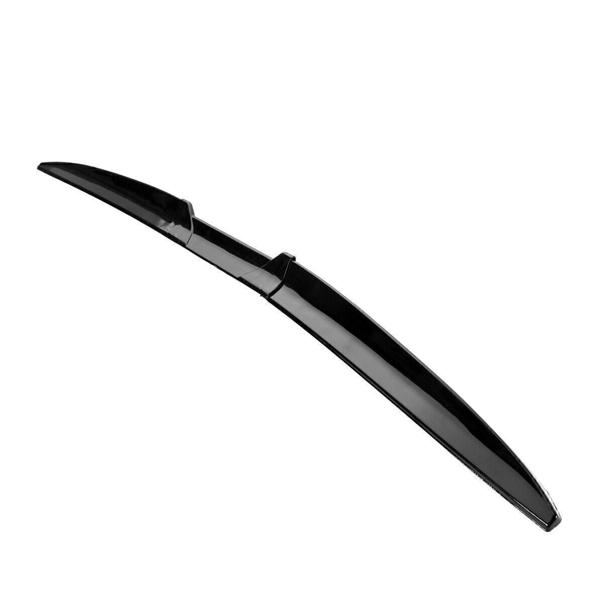 For Chevy Malibu 2016-2023 2024 V-Style Glossy Black ABS Lip Rear Spoiler Wing