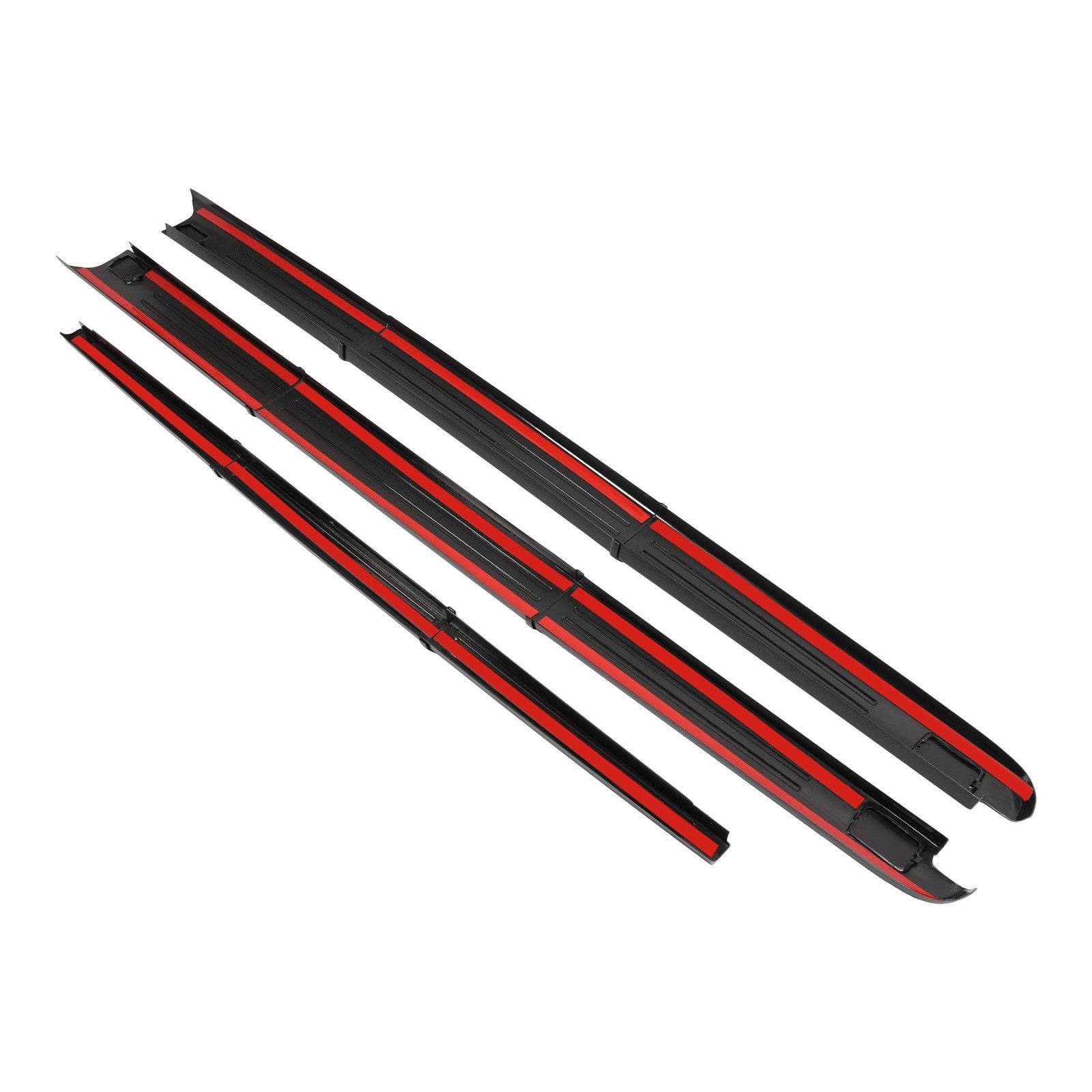 Pair of 6.5′ Bed Rail W/Tail Gate Cover Cap Molding For Ford F150 2004-2008
