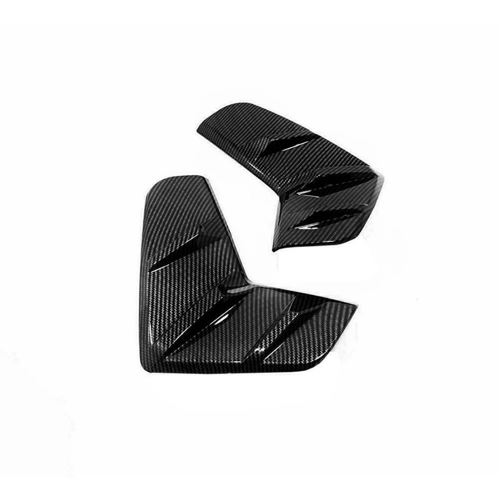 For Toyota Rav4 2019-25 Carbon Fiber ABS Front Fog Lamp Light Panel Cover Trims