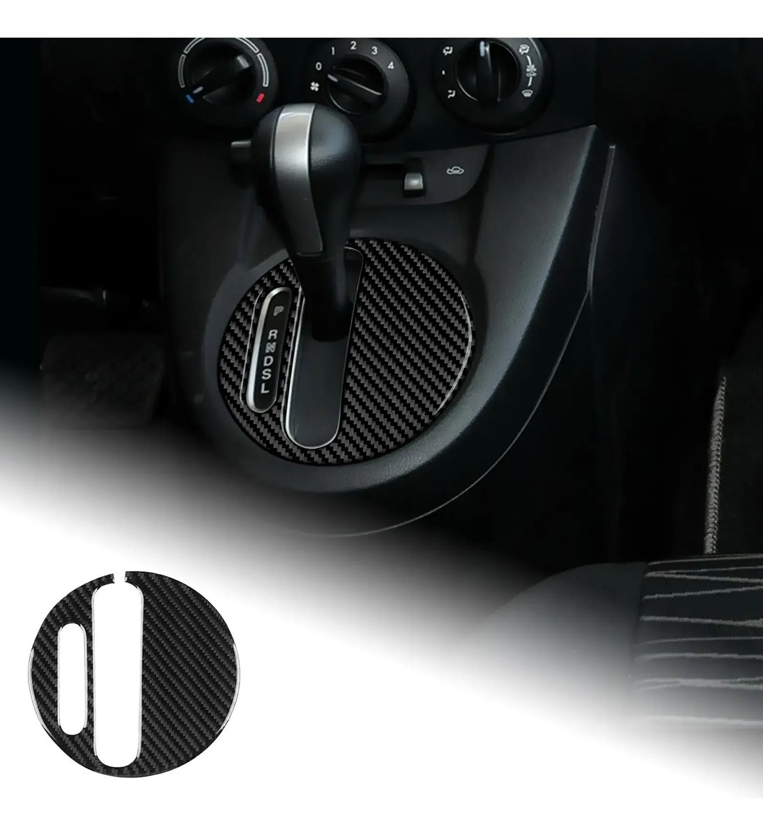 Carbon Fiber Mazda 2 2008-2014 Automatic Shift Trim