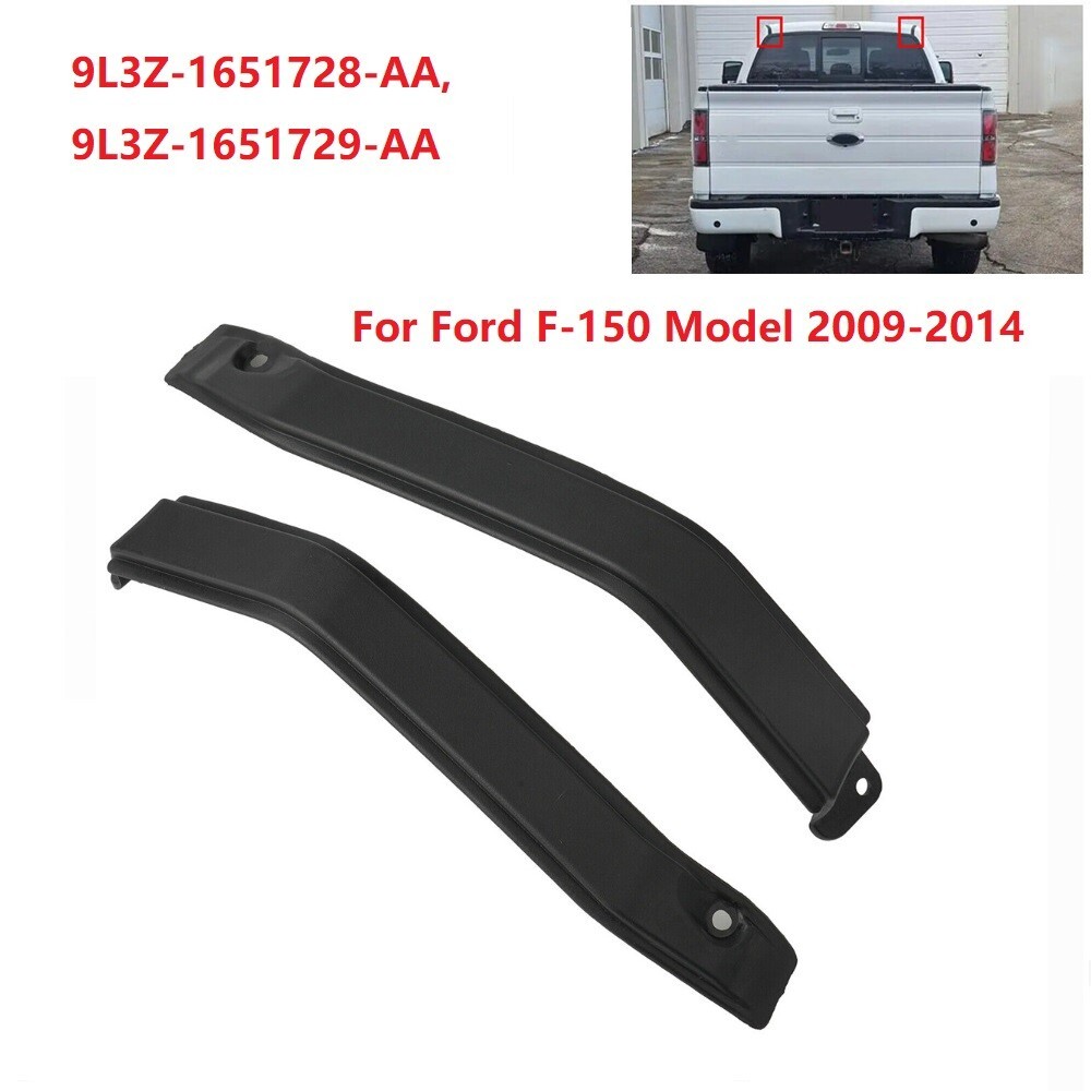 Left & Right Upper Cab Corner Roof Side Trim Molding For Ford F-150 2009-2014