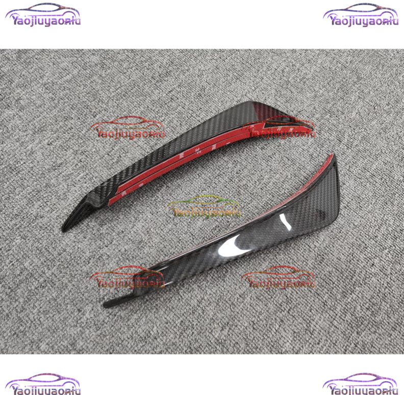 For Maserati MC20 2020-2024 Dry Carbon Fiber Front Bumper Side Splitter Canard