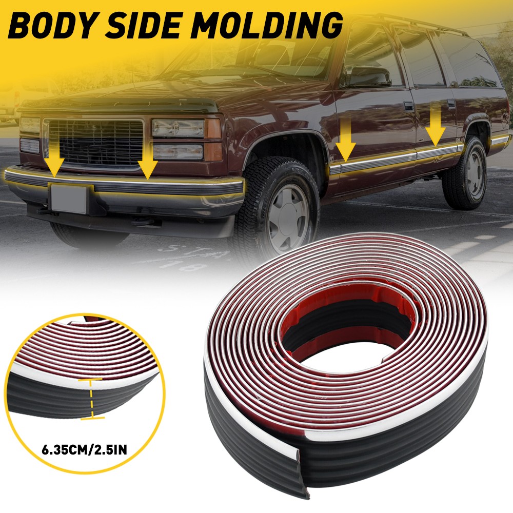 Body Belt Outside Side Molding Protector Roll For 88-98 Chevy GMC Truck