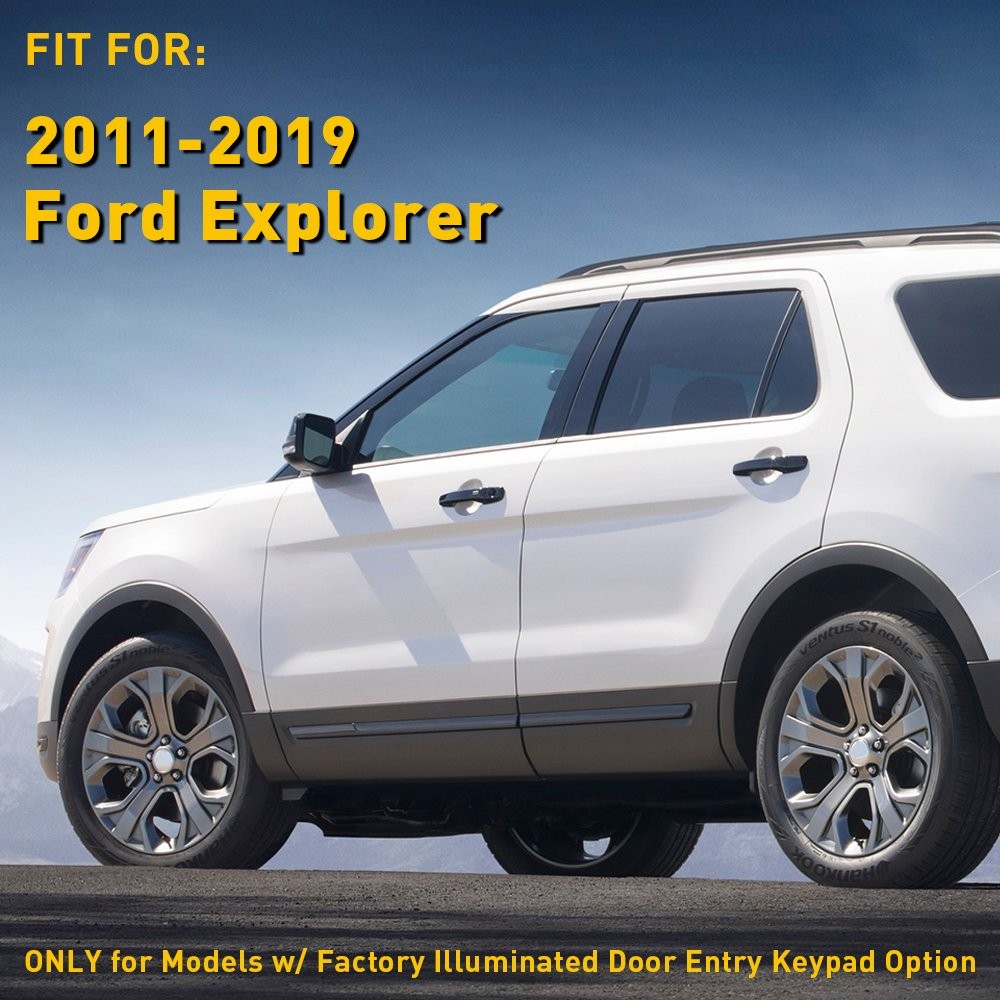 New Door Entry Keypad Pillar Molding Trim Left Side For 2011-2019 Ford Explorer