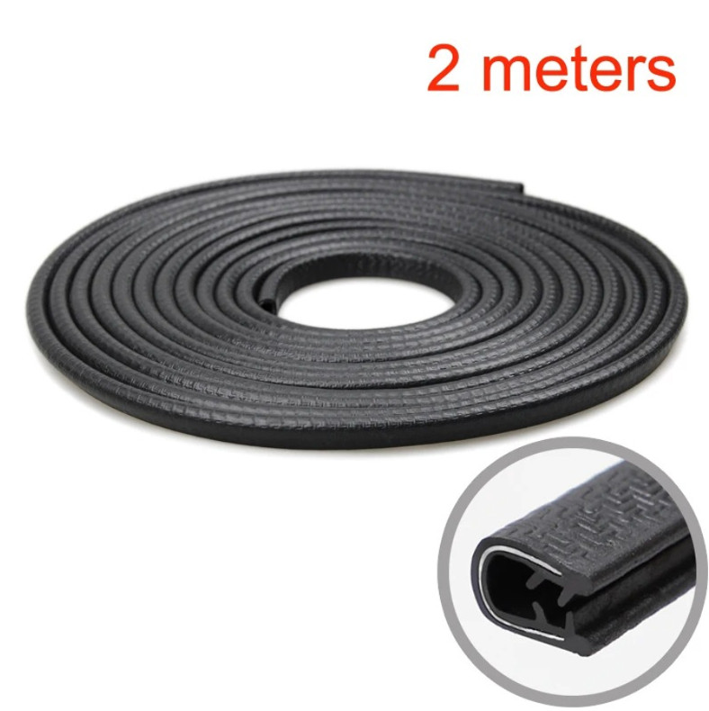 1pc 2/5/10m Car Door Edge Protector Strip Scratch Guard Trim Seal Black – NEW