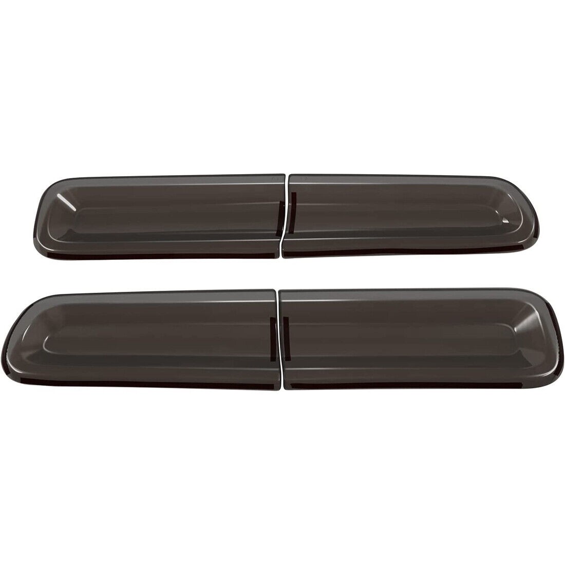 Smoked Tail Light Cover Guard Exterior Accessories Rear Kit For Dodge Challenger