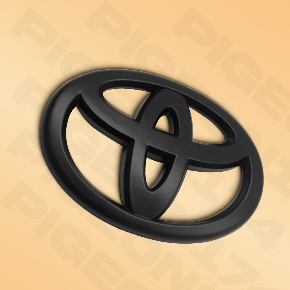 1pcs For 2012-2018 Corolla 3D Matte Blackout Rear Badges Tailgate Emblem Overlay