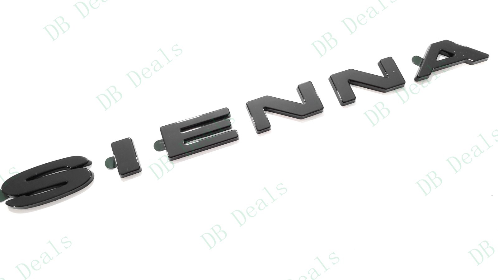 OVERLAY Rear Liftgate Gloss Black SIENNA Letter Logo Emblem 2021+ Toyota Sienna