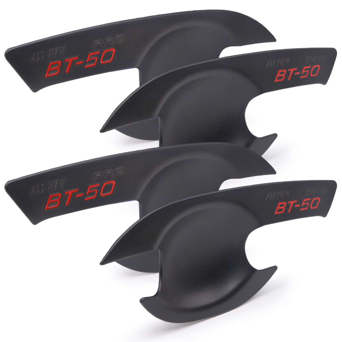 Matte Black Bowl Insert Handle Cover Fits Mazda BT-50 Pro 4×2 4×4 2012 2019