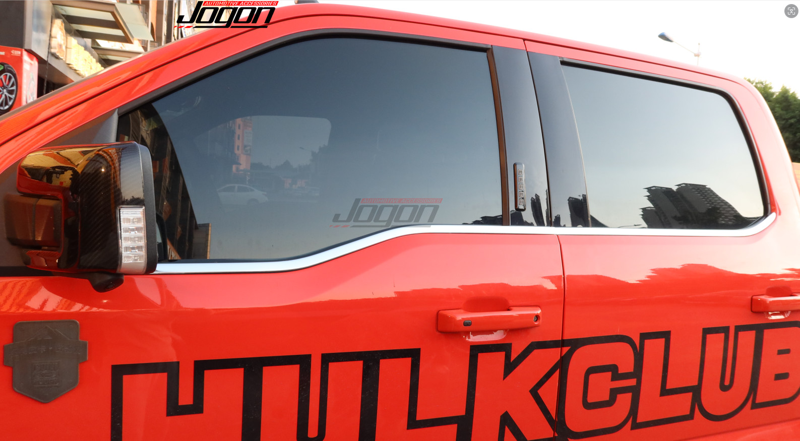 Chrome Side Window Strip Sill Molding Trim For Ford F-150 2021 2022-24 Super Cab