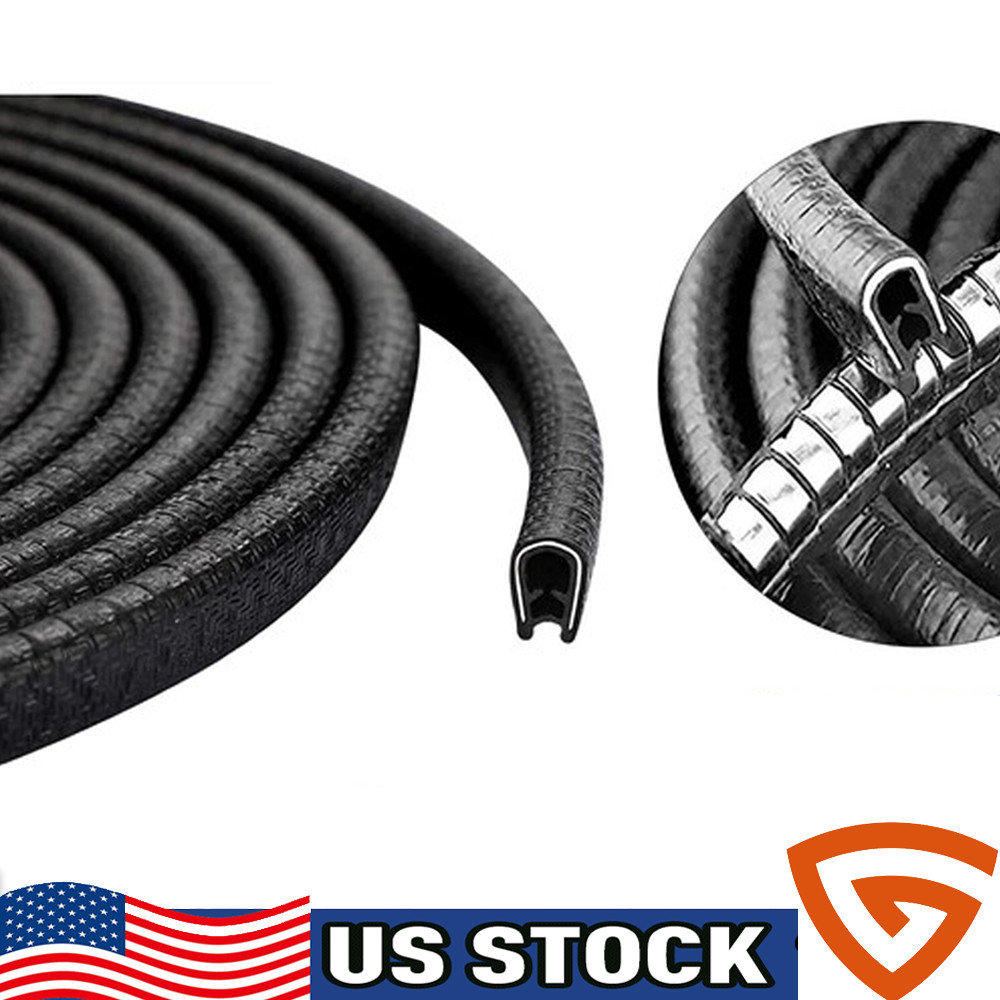 20-foot U-shaped rubber seal Car Door Edge Guard Molding Premium 6M/20FT