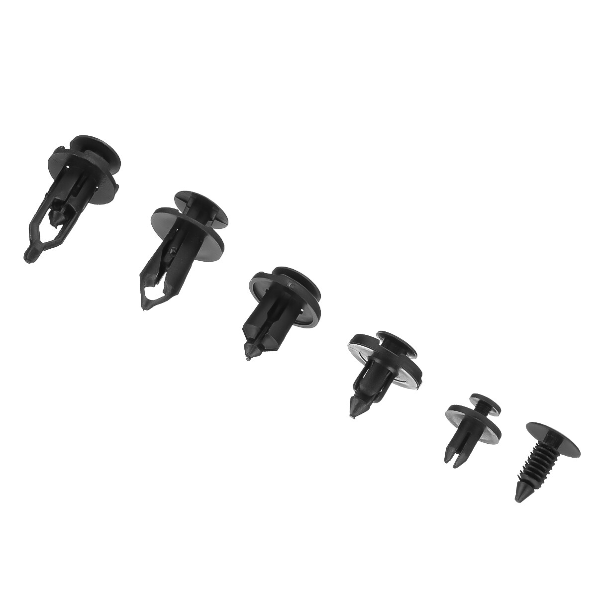 200Pcs Car Body Fastener Plastic Trim Clips Push Rivets Panel Fender Retainer US