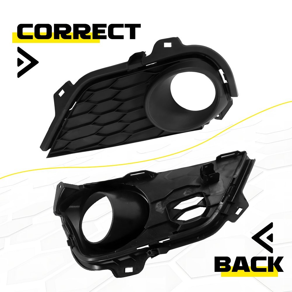 For 2019-2022 Honda Pilot Fog Light Cover Set Front Driver and Passenger 1-5SET