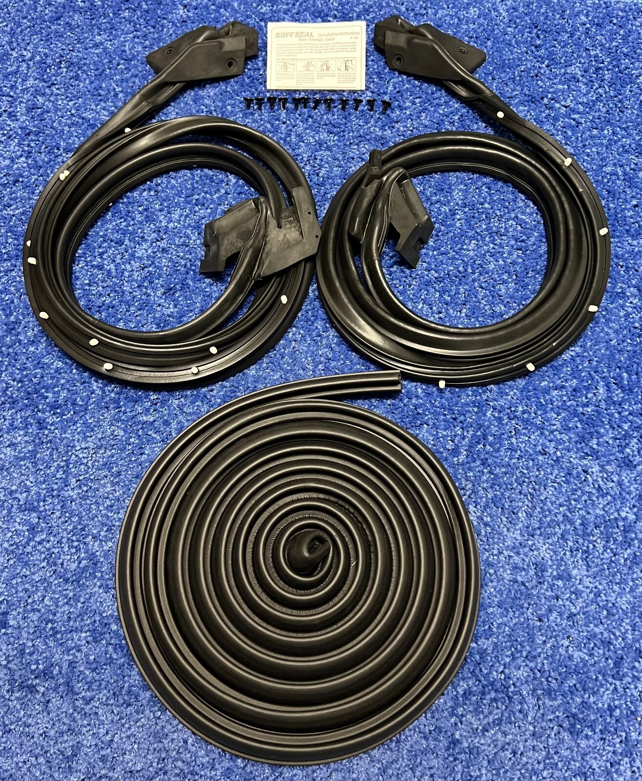 1968 1969 Camaro Firebird Weatherstrip Kit 3pc Door Trunk LH RH 68 69 *IN STOCK*