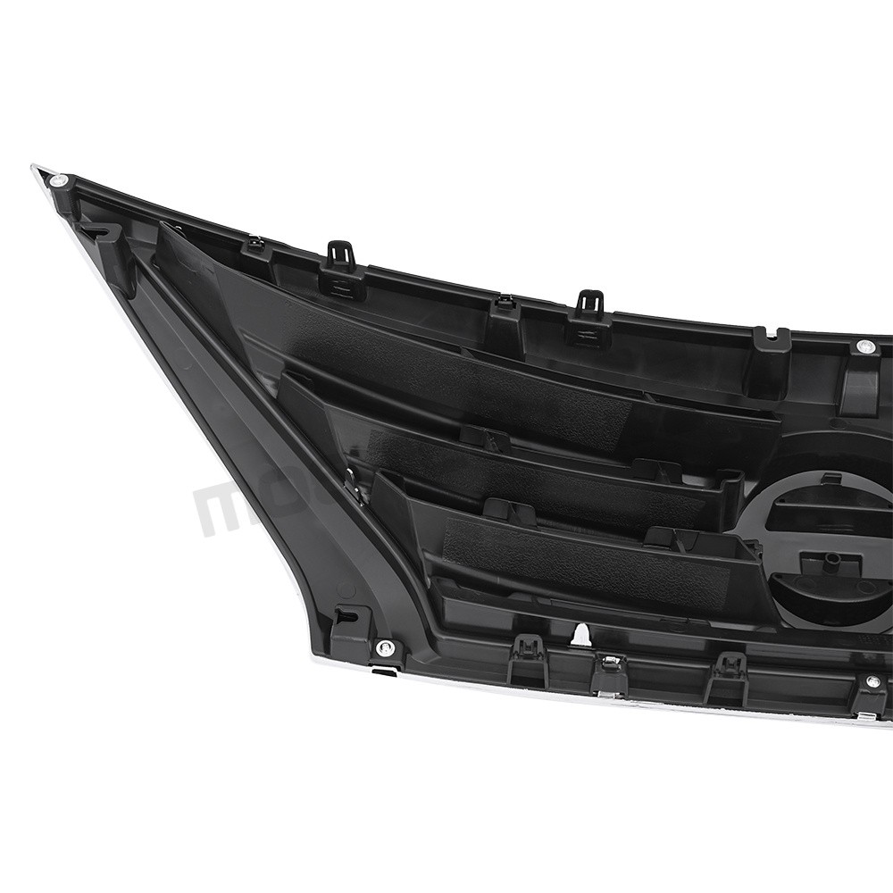 Front Bumper Chrome Grille For 2015 2016 2017 2018 2019 Nissan Versa