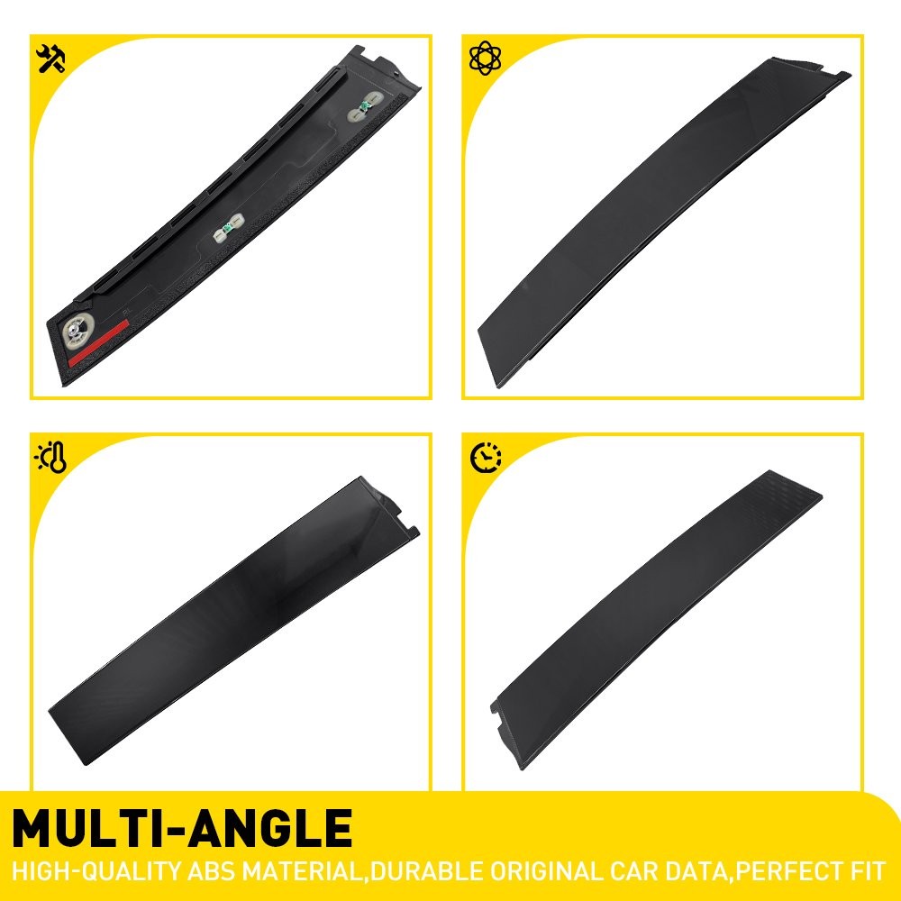 For 2015-2018 GMC Yukon XL Rear Driver Side Door Molding Trim Applique B Pillar