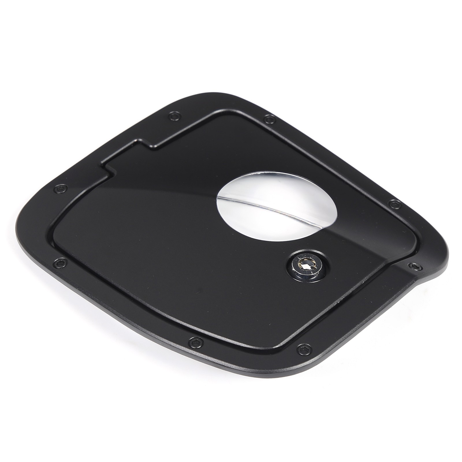 Aluminum Alloy Fuel Tank Locking Cap Cover Replacement For Toyota Tacoma 2016-22